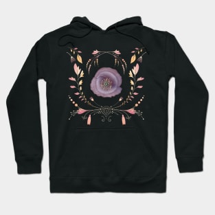 Goddess Poppy Flower Hoodie